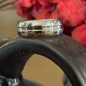 Tungsten Carbide Band Size 10 EUC